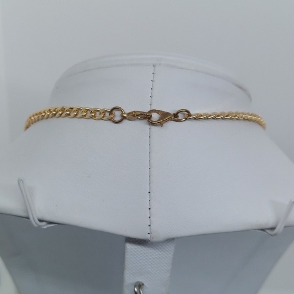 Salmon flower choker necklace‎ - Picture 2 of 3